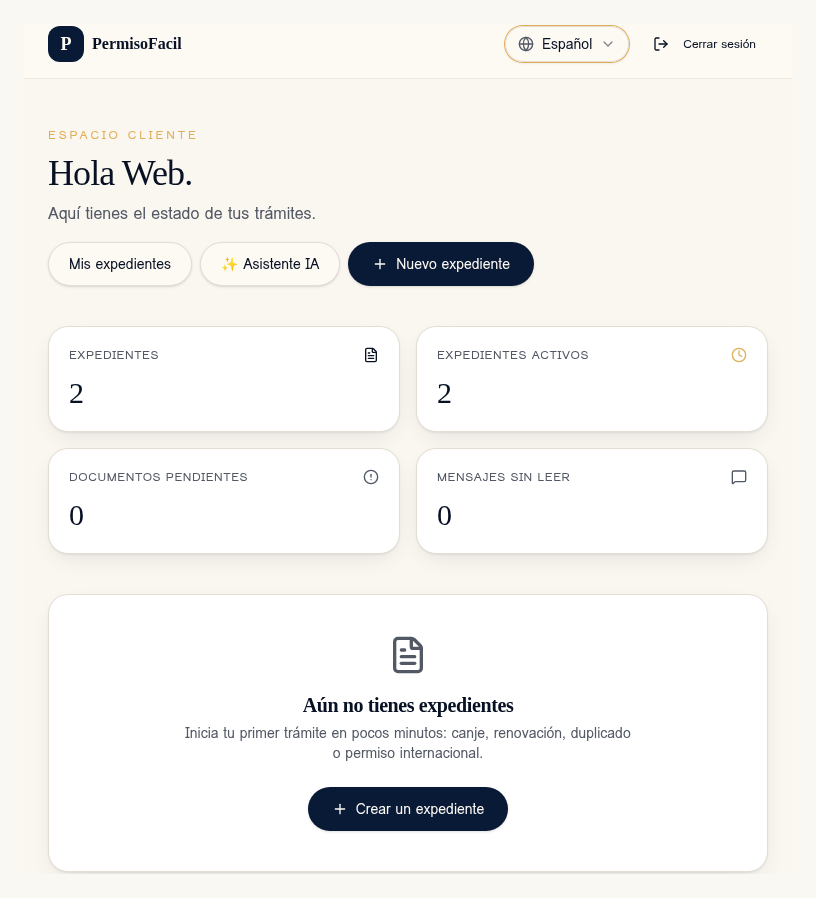 4. Descubre tu panel